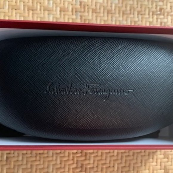 Salvatore Ferragamo Woman\'s Black Sunglasses 55mm